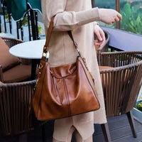 Nordvesk™ Luksus Hobo Håndveske – 3-Delt Sett